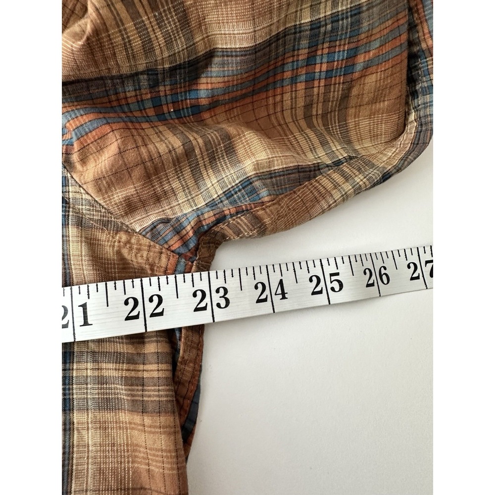 Brixton Shirt Mens Large Plaid Long Sleeve Button Front Classic - Picture 8 of 9